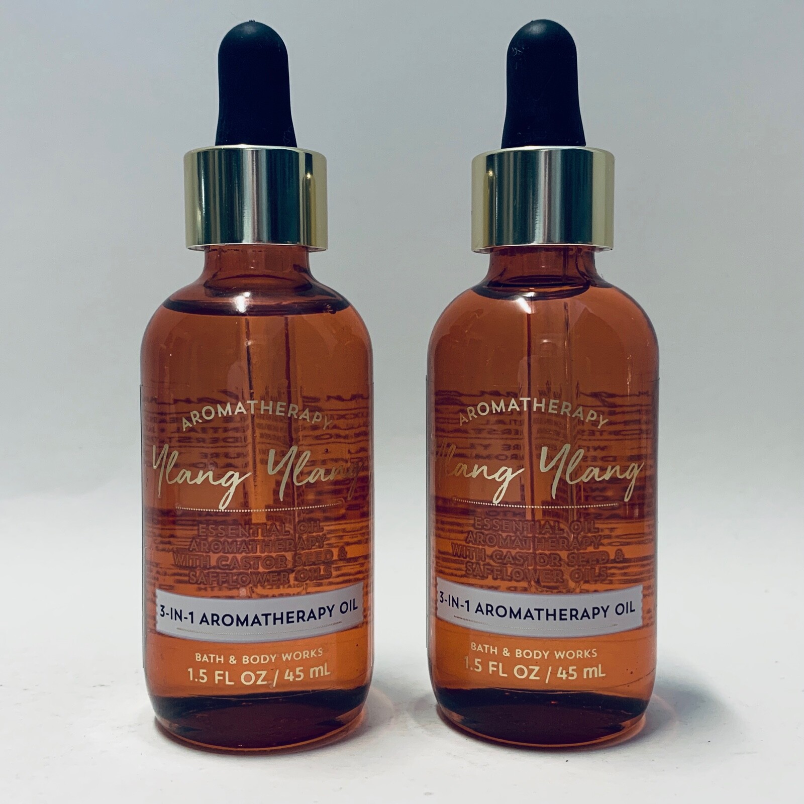 2 Bath & Body Works Ylang Ylang 3-in-1 Aromatherapy Essential Oil 1.5 fl.oz