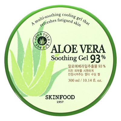 Aloe Vera Soothing Gel 93%, 10.14 fl oz (300 ml)