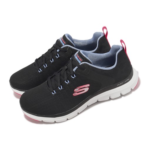 

Skechers Flex Appeal 4.0 — элегантные широкие женские повседневные черные розовые кроссовки 149580-WBKMT, Черный, Flex Appeal 4.0-elegant Ways Wide