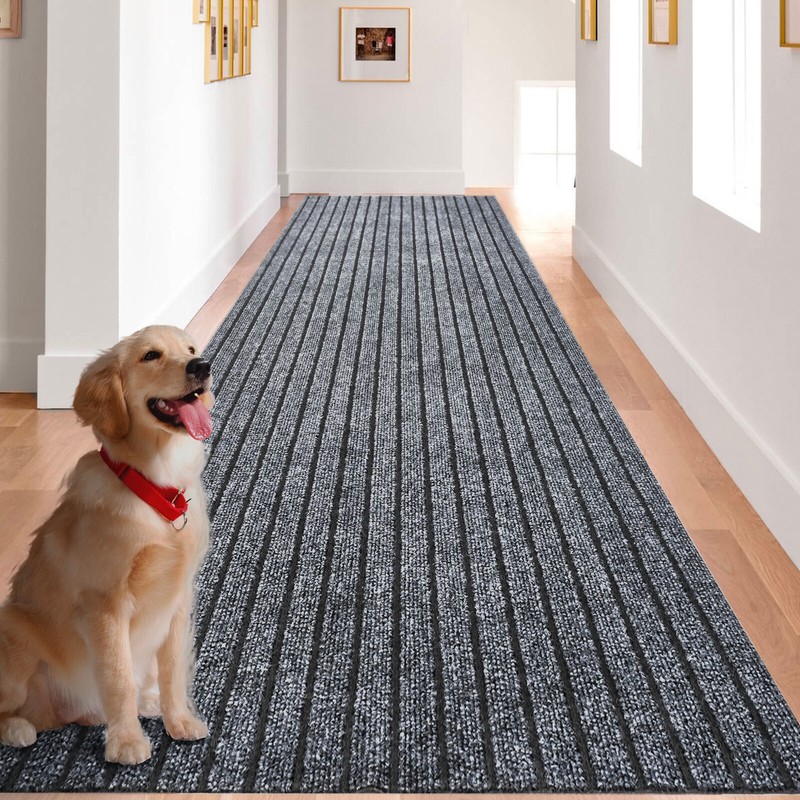 Runner Rug Hallway Non Slip Rubber Back Custom Size as