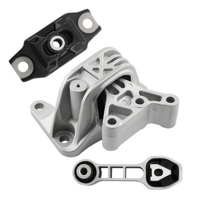 3PCS Motor Motor & Trans Mount Set For Fiat 500 1.4L 2012-2018 68073-029AC A5645