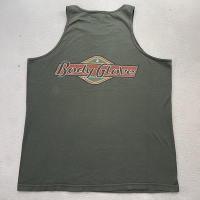 Vintage Body Glove Shirt Men's Tank Top Surf Skate 90s 80 XL Distressed