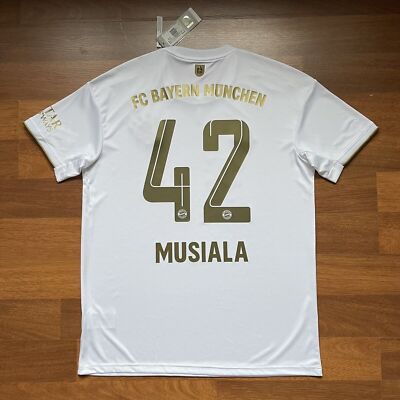 BAYERN MUNICH ADIDAS 2022/2023 FOOTBALL AWAY JERSEY #42