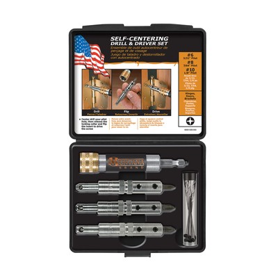 Montana Self-Centering Drill & Driver Set - 16 Piece