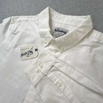NEW The Stronghold x Primark Shirt Mens XL Regular Fit Soft White Button Down