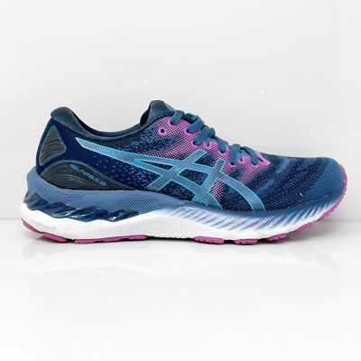 Asics Womens Gel Nimbus 23 1012A885 Синие кроссовки для бега Размер 7.5