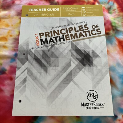 Principles of Mathematics Book 1 (Teacher Guide) - Paperback