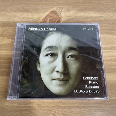 New MITSUKO UCHIDA SCHUBERT piano sonatas D.845 & D.575 PHILIPS CD