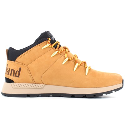 Pre-owned Timberland A24us Men's Boots Tb0a1xvq231 Sprint Trekker Mid In Yellow