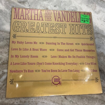MARTHA and the VANDELLAS LP GREATEST HITS 1966 ORIGINAL MOTOWN MONO SEALED PRESS