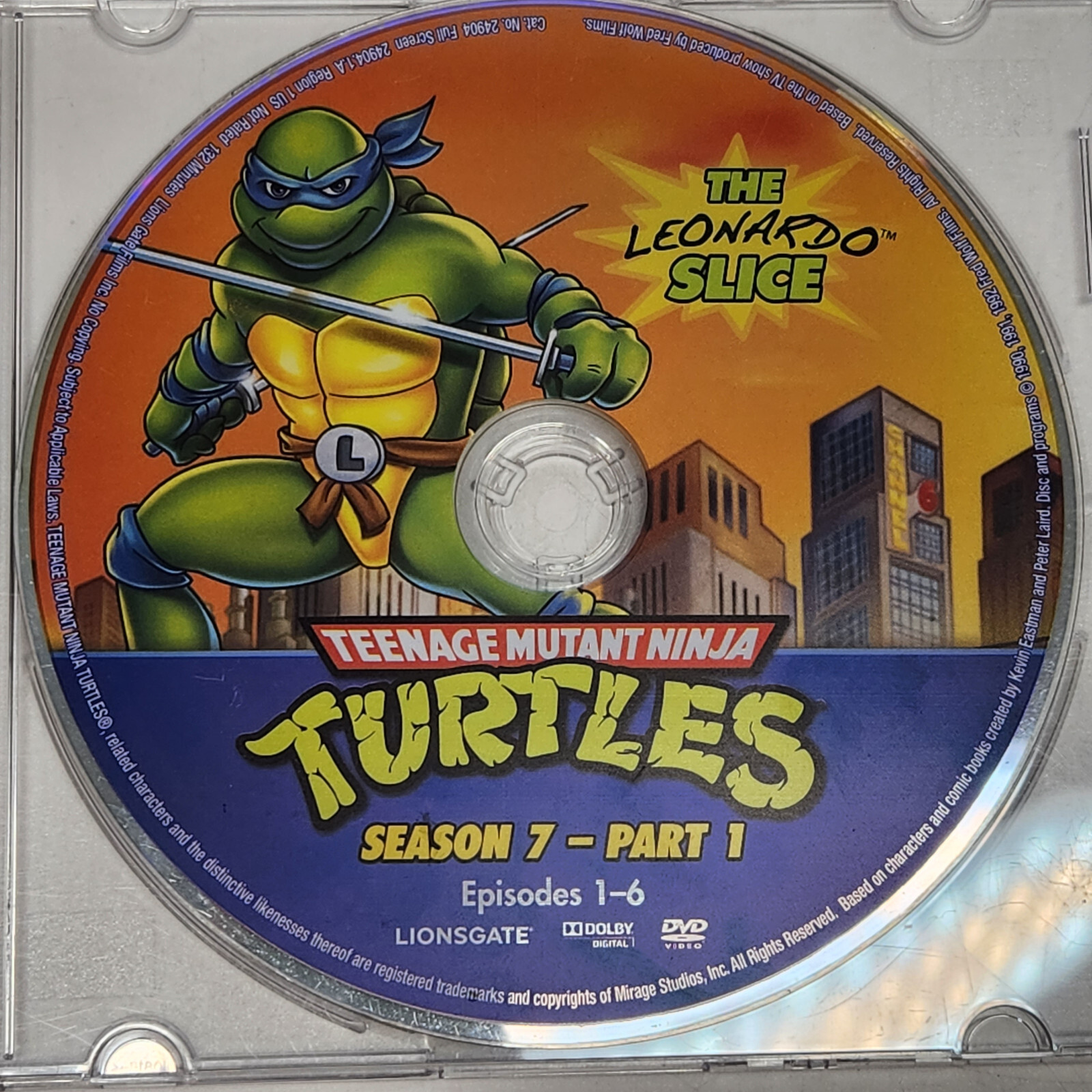 WINNER TV DVD 〜episode collection〜 Teenage Mutant Ninja Turtles TMNT Season 7 Part 1 (DVD, 2009