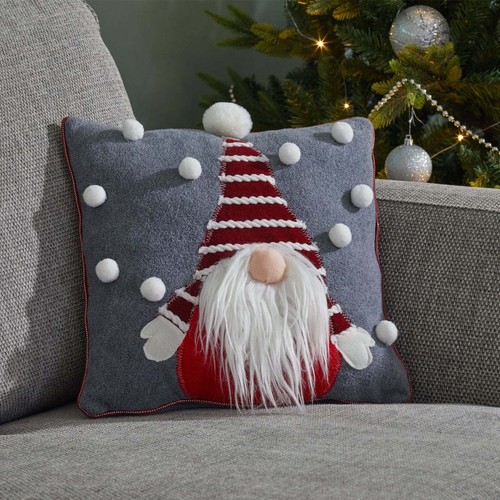 Three Kings Red Gonkert Cushion 33cm