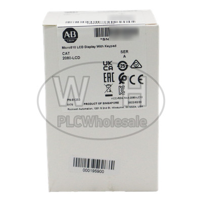 New Allen-Bradley 2080-LCD Micro810 LCD Display with Keypad PN-81253