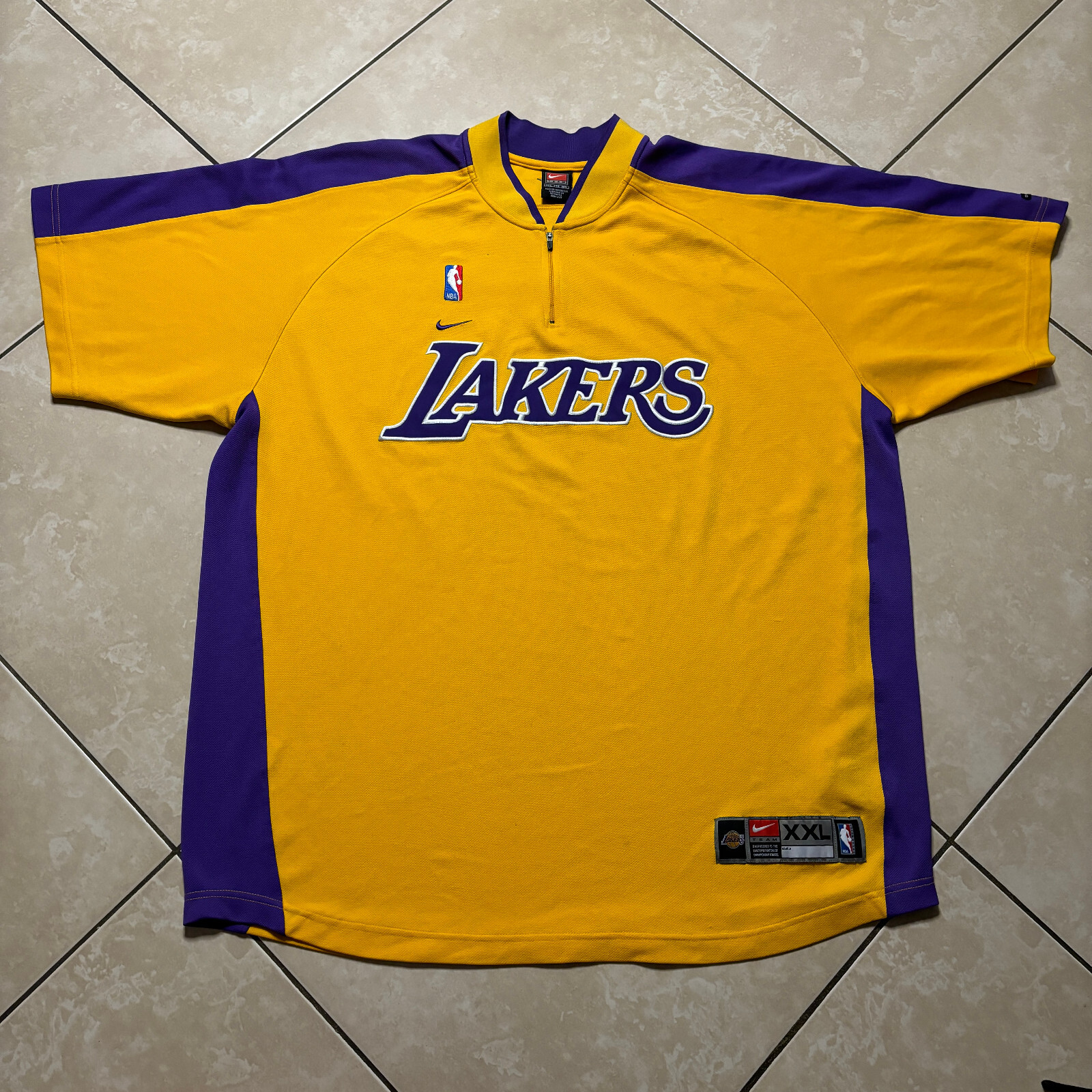 NIKE - NBA lakers ウォームアップPts NIKE NBA LAKERS/ナイキ ロサンゼルス レイカーズ 半袖ウォーム
