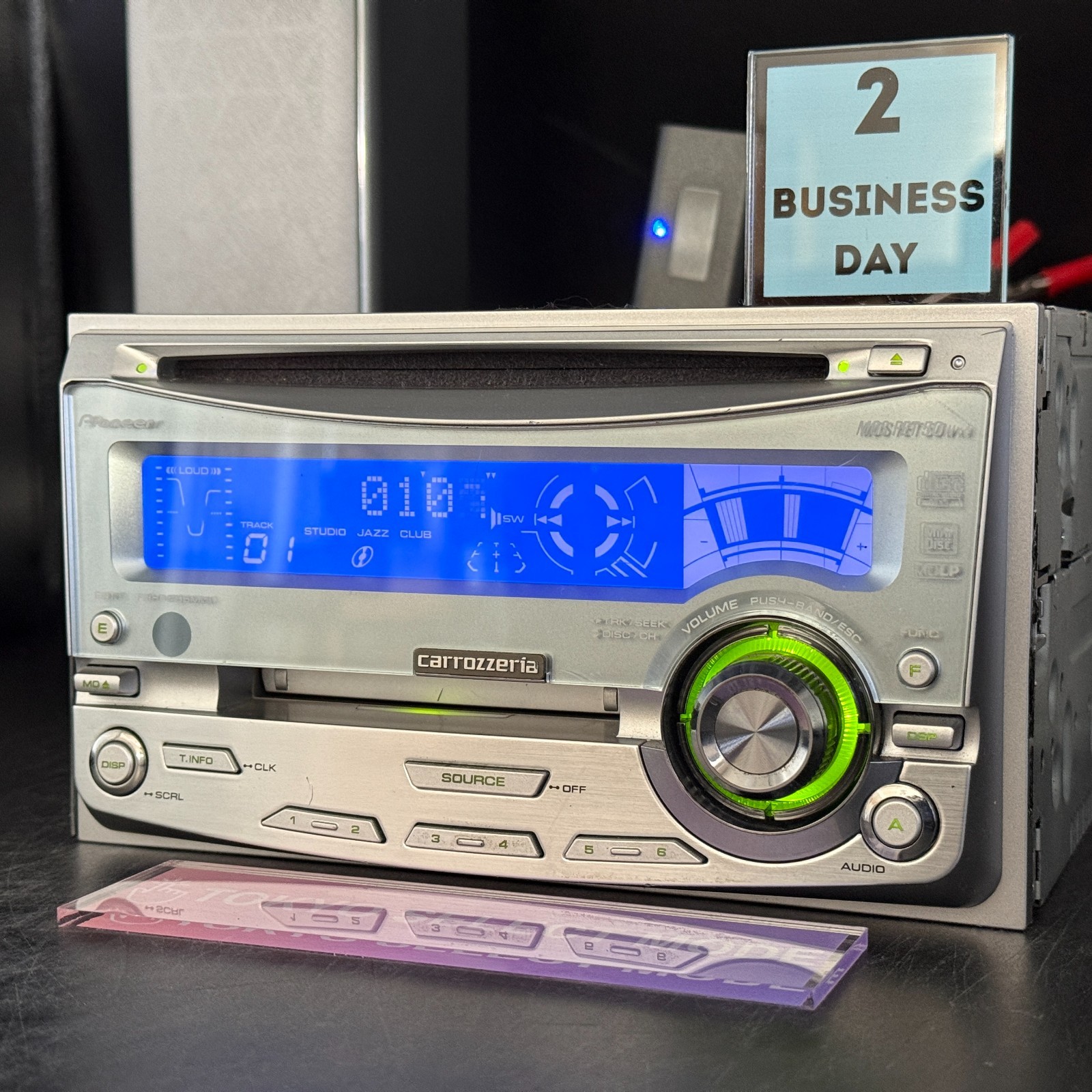 パイオニア FH－P055MD AM/FM/CD/MDデッキ 中古品 旧