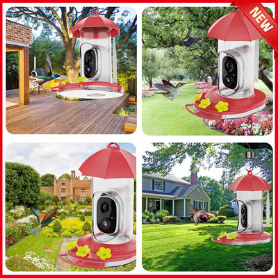 Hummingbird Feeder Camera, 1080P HD Bird Feeder with Camera Auto Capture Bird