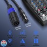 SinLoon Speakon to XLR Cable 18AWG Speakon to XLR 3Pin Female Audio Extension Cable with Twist Lock for Amplifier Pro DJ PA Stage(1.8M/6FT Speakon Female)