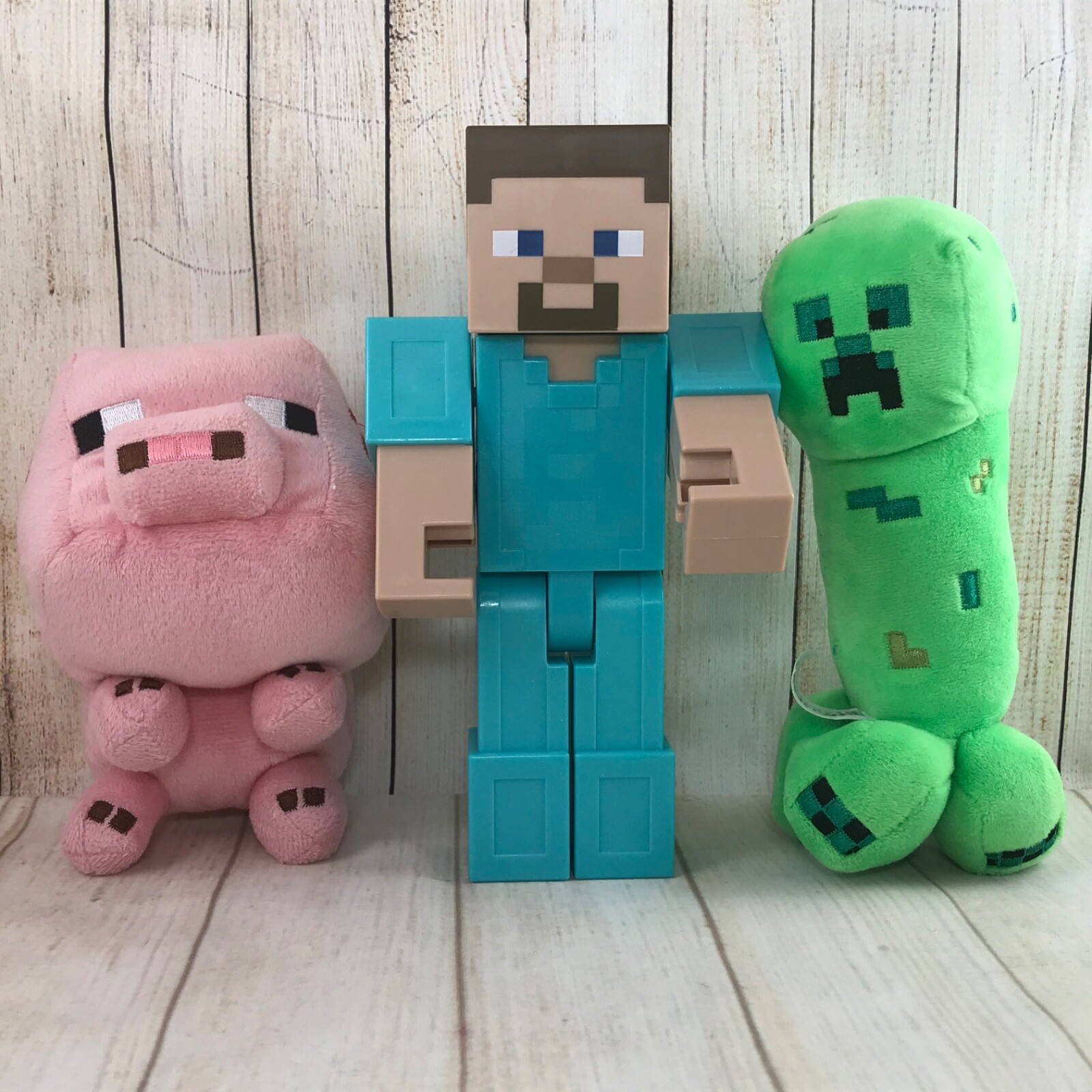 138 MINECRAFT 非売品 フィギュア ぬいぐるみ等 豪華9点set MineCraft plush and 9” figure (B8) | eBay