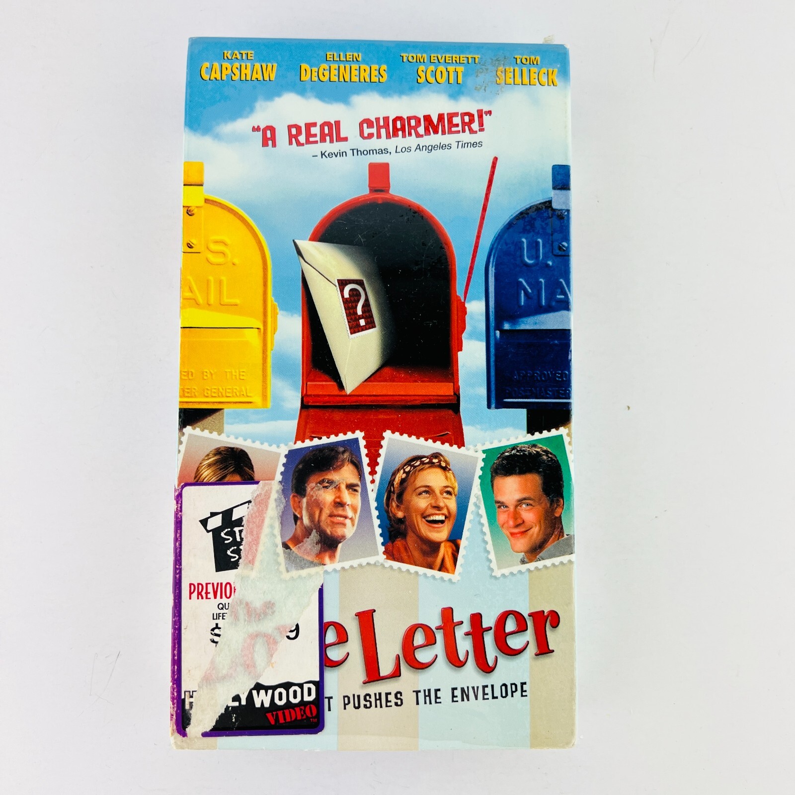 The Love Letter VHS Video Tape Kate Capshaw, Tom Selleck