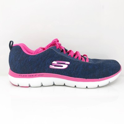 

Skechers Womens Flex Appeal 2.0 12753 Синие кроссовки Кроссовки Размер 10, Синий, Flex Appeal 2.0