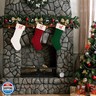 Doitory Christmas Stockings,Christmas Decoration Knitted Soft and Comfortable Stockings,Hanging Long Tube Letter Xmas Stocking for Fireplace