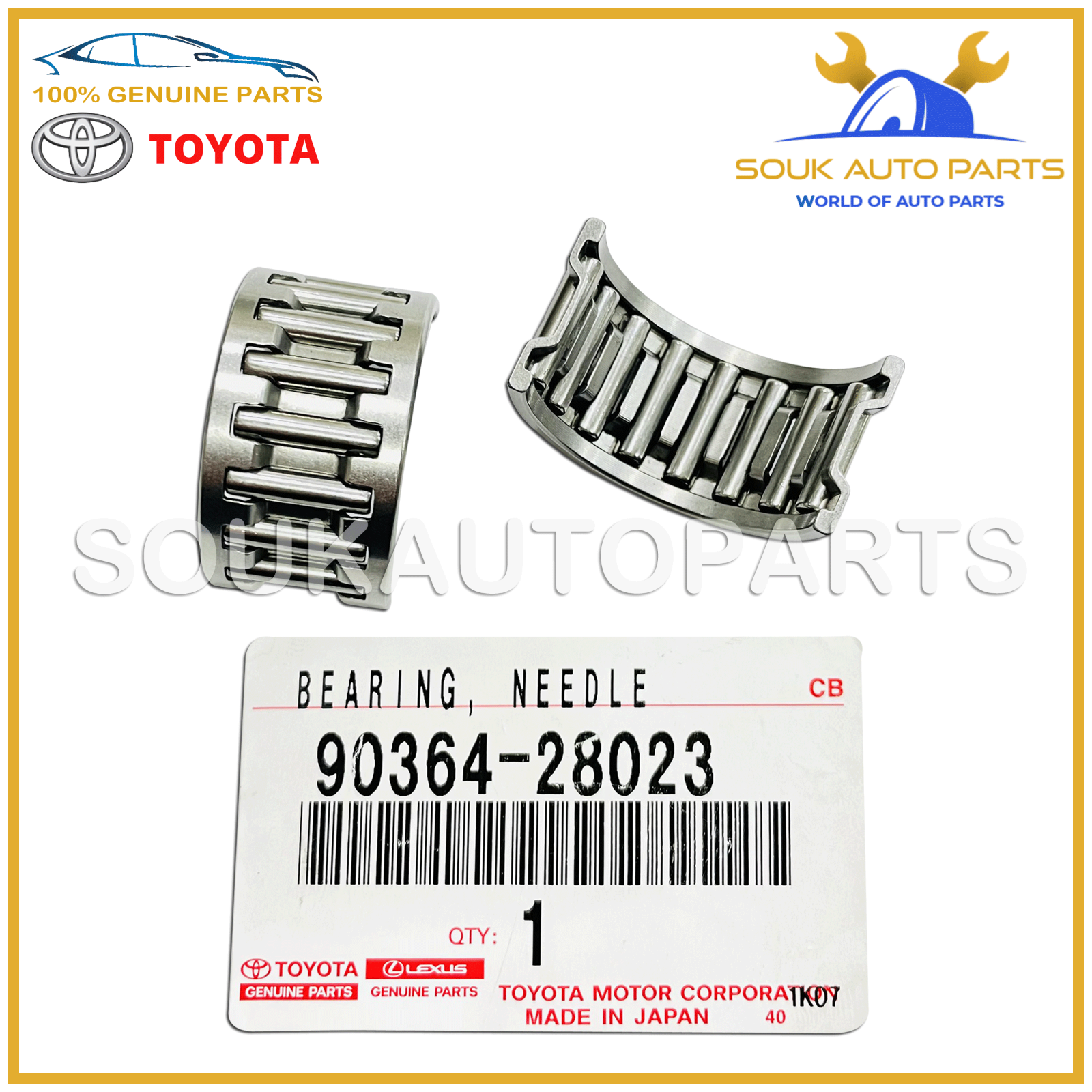 90364-28023 Genuine Toyota BEARING, NEEDLE ROLLER (FOR 5TH