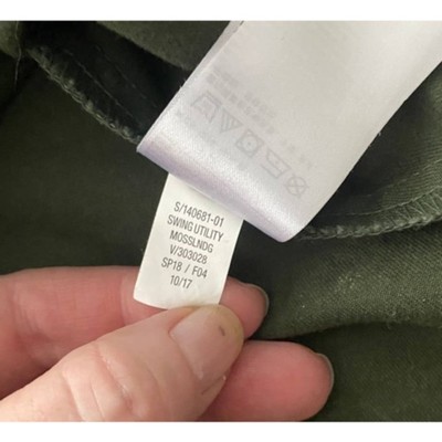 Old Navy 100% Cotton Army Green Utility Jacket Women's Medium