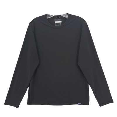 PATAGONIA Men's Black Capilene Cool Daily Long Sleeve Tee Shirt EUC Size SMALL