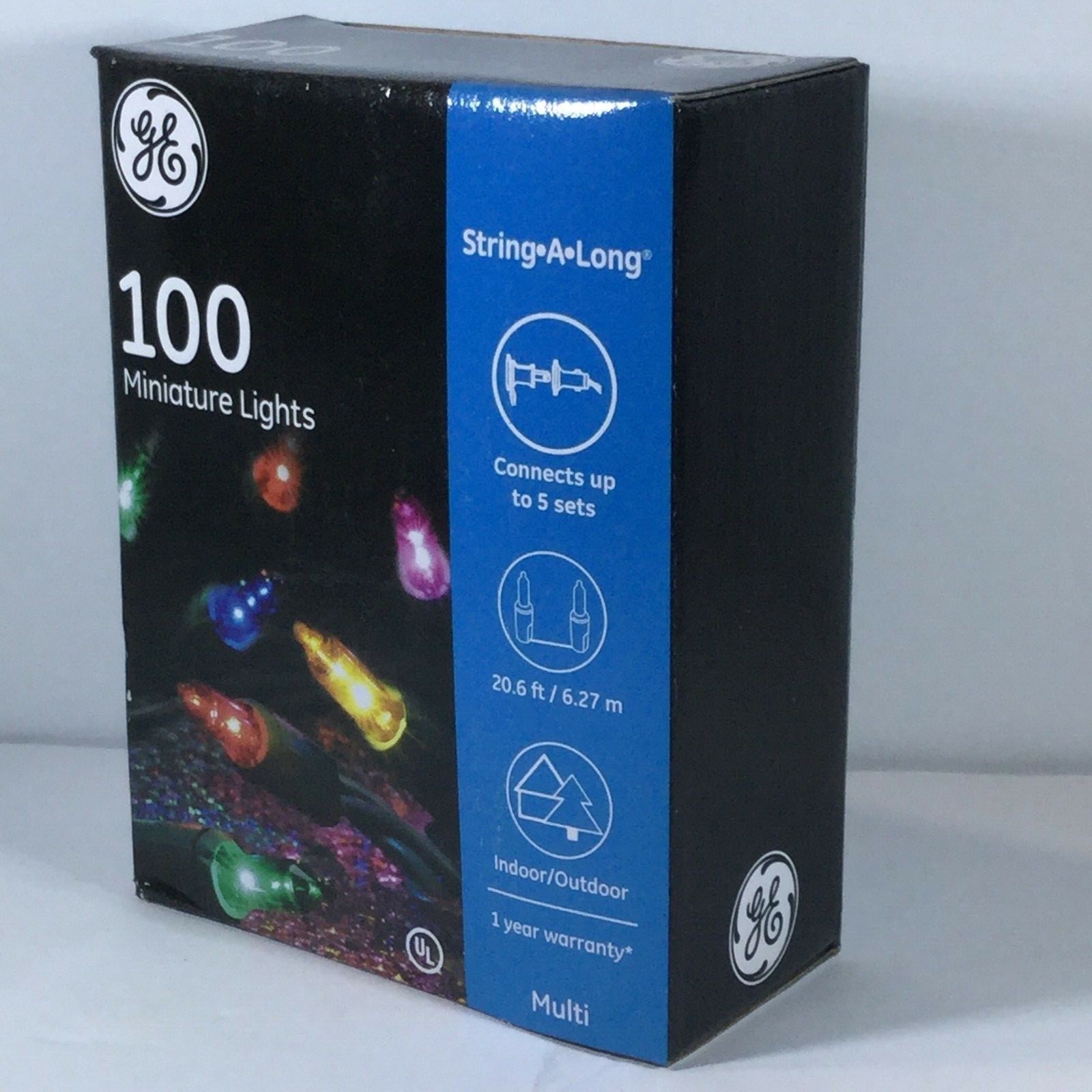 GE String A Long 100 Miniature String Lights Multi Color Christmas Party Wedding