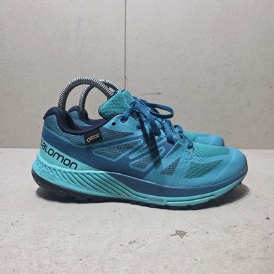 SALOMON SENSE ESCAPE WOMENS SYNTHETIC MESH RUNNING YOGA TRAINERS BLUE UK4.5 EU37