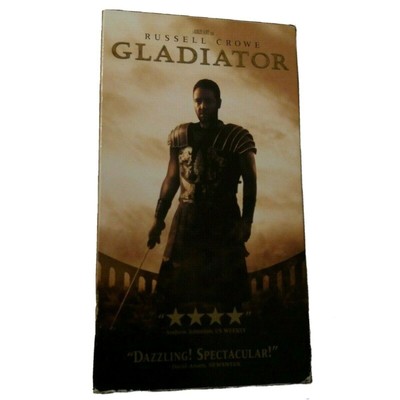 Gladiator (VHS, 2000) Russell Crowe- New Sealed- Best Picture/Golden Globes