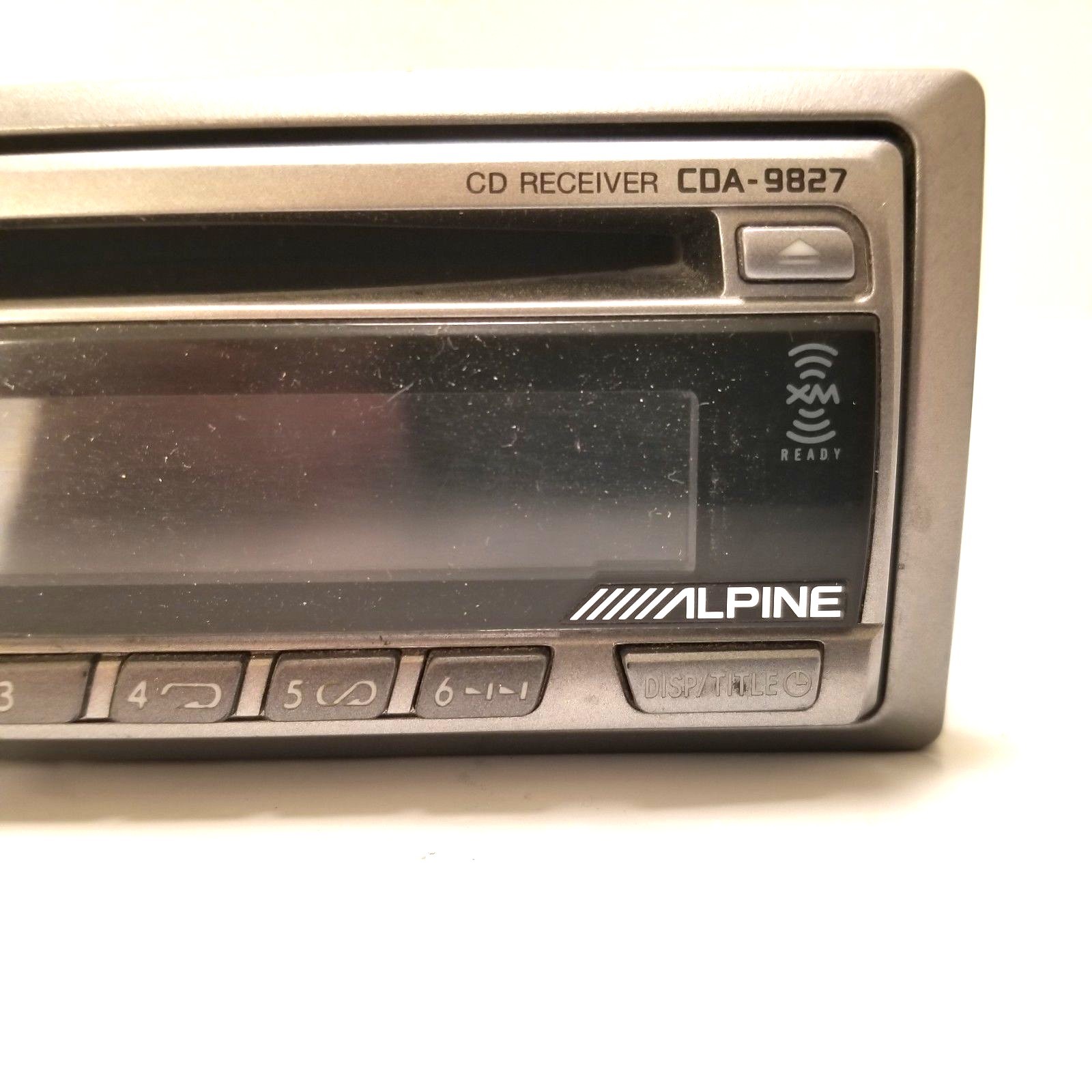 Alpine CDA-9827 CD/MP3/WMA receiver Good Condition just reciever no wire harness