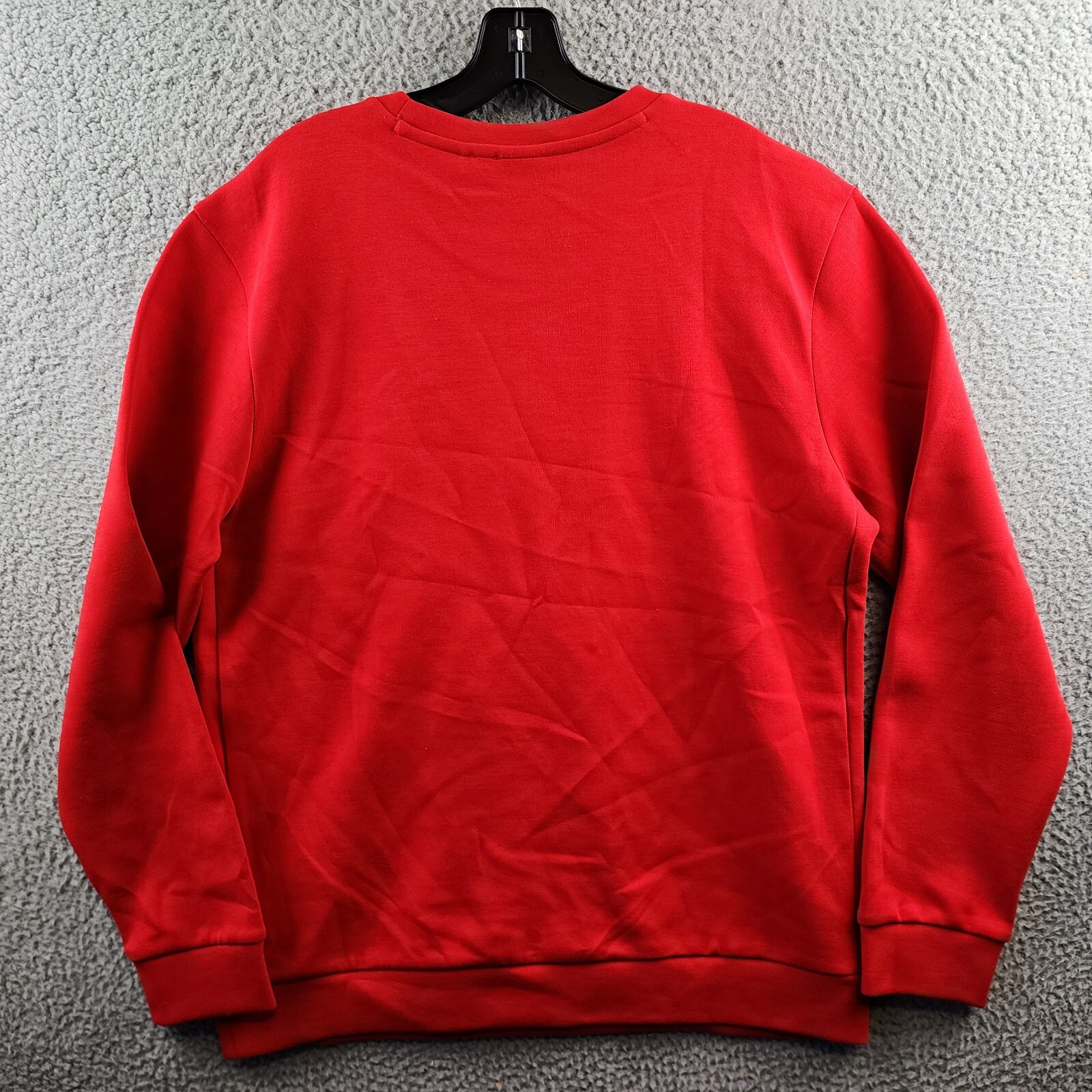 Hugo Boss Rhinestone Logo Sweatshirt Men's L Bright Red Crew