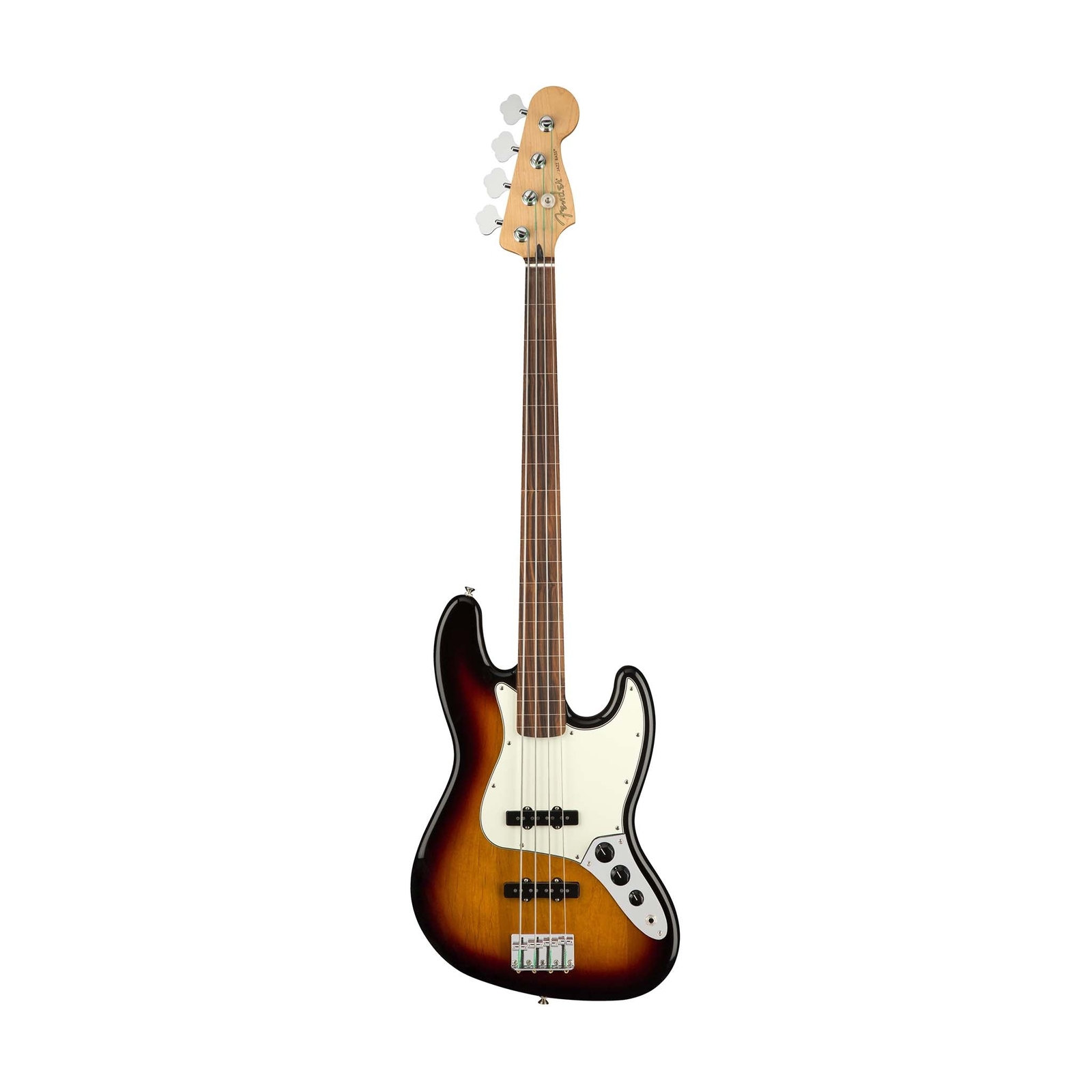 (値下げ)フェンダー Player Jazz Bass Fletless Fender Player Fretless Jazz Bass, Pau Ferro FB, 3-Tone