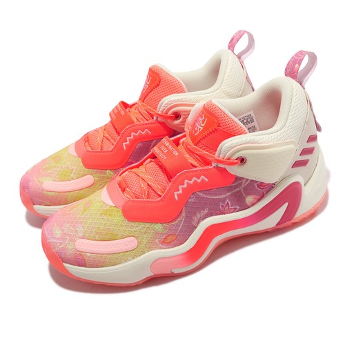 

Мужские баскетбольные кроссовки Adidas DON Issue 3 GCA Ecru Tint Ivory Orange HQ4506, Белый, D.o.n. Issue 3 Gca