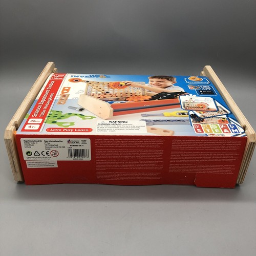 Hape E3030 Junior Uitvinder Drie Experiment Kit, Houten Speelset voor Kinderen vanaf vier jaar