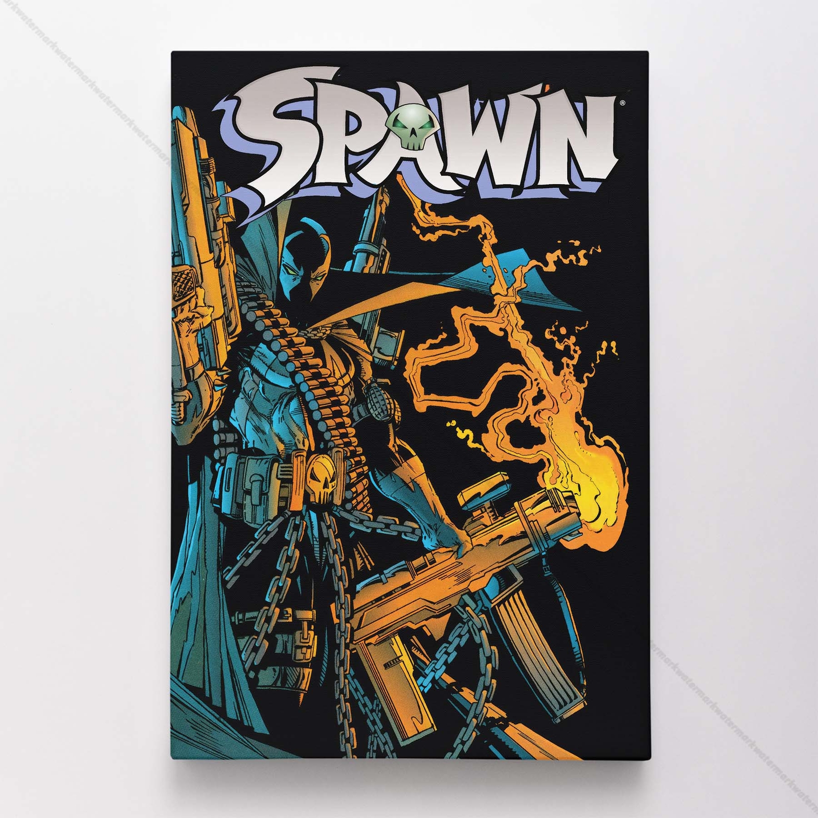 Spawn 7 Poster Canvas Comic Book Cover Art Print #A