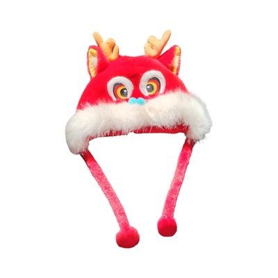Animal Hat Cap Beanie Hood Warm Winter Hat for Party Holiday Spring Festival
