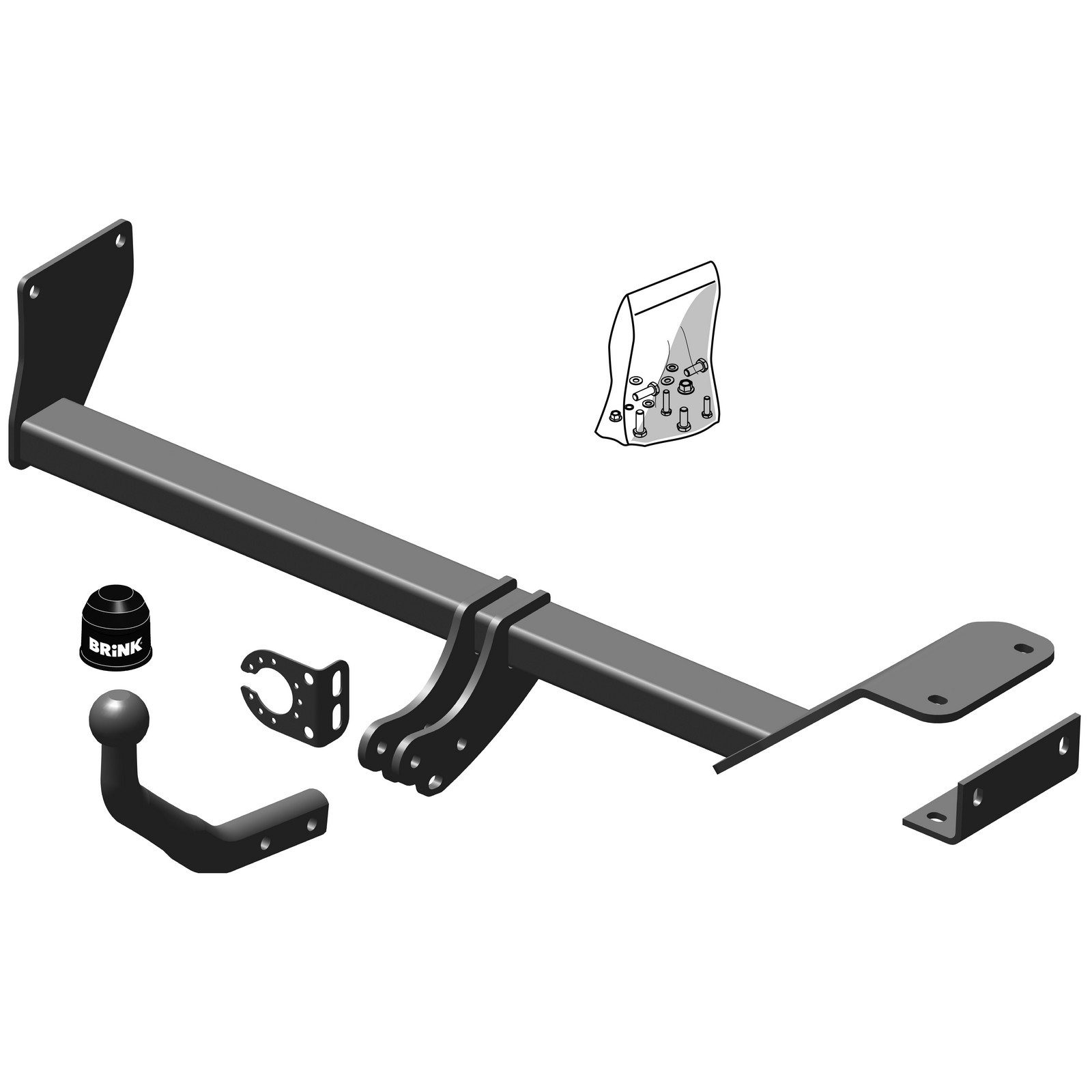 Brink Towbar for Kia Picanto Hatchback 20112015 Swan Neck Tow Bar eBay