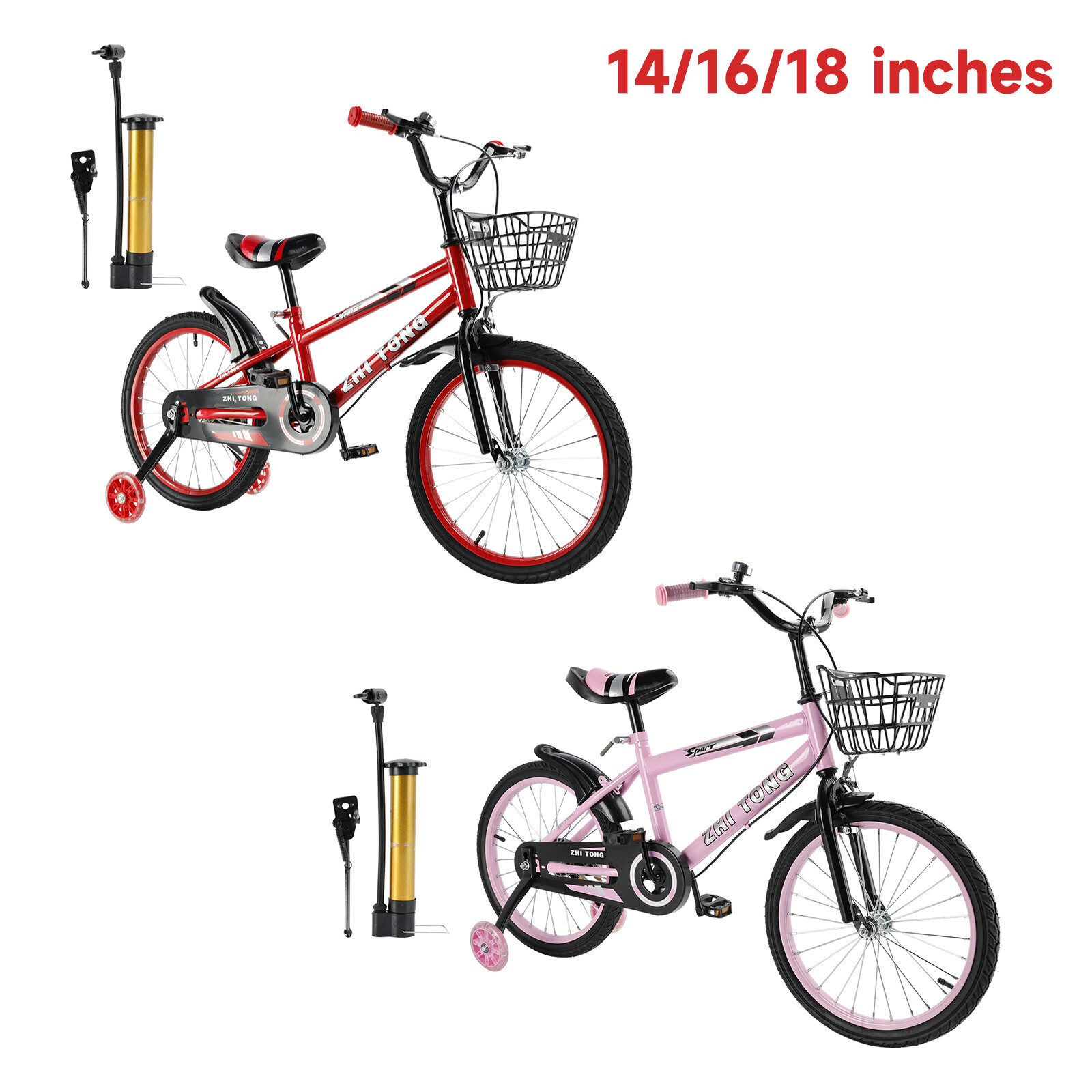 Boys And Girls With Bottle Cage Holder