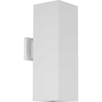 Progress Lighting P5644 Square 18'' Tall 2 Light Outdoor Wall - White