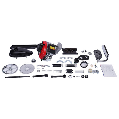 Bicycle Motorized 49CC 4-Stroke Gas Petrol Bike Engine Motor Kit Chain Scooter