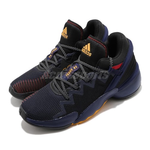

Adidas DON Issue 2 II Donovan Mitchell Lights Out Navy Men Basketball FX7428, Синий, D.o.n. Issue 2 Gca