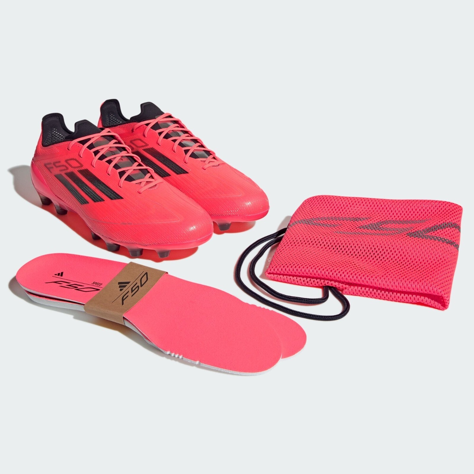 ADIDAS ORIGINALS ADIDAS IF1313 F50 ELITE HG TURBO/AURORA BLACK/ METALLIC SOCCER CLEATS US 6.5-11