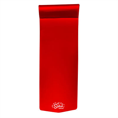 Splash 1.25'' Thick Foam Swimming Pool Float Lounger Mat, Red (Open Box)