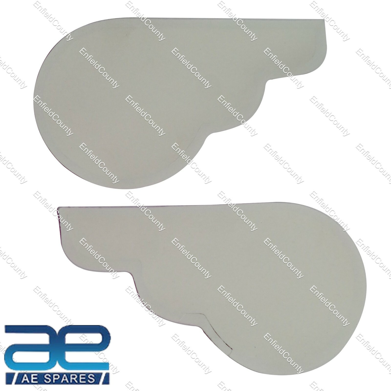 For Royal Enfield Classic 500 Black & Golden Tool Box Decal Sticker Pair  