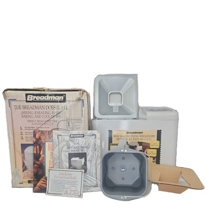 NEW Breadman Bread Maker Baker 17 Programs TR510 AUTOMATIC 1/2lb loaf recipe