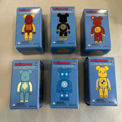 Bearbrick 100% NENDO feat TOKYO TOY LAB COMPLETE SET Sealed Bearbrick 100% NENDO feat TOKYO TOY LAB COMPLETE SET Sealed