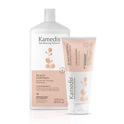 KAMEDIS Anti-Dandruff Therapy Shampoo 16.9 Fl Oz. & Nourishing Hair Condition...