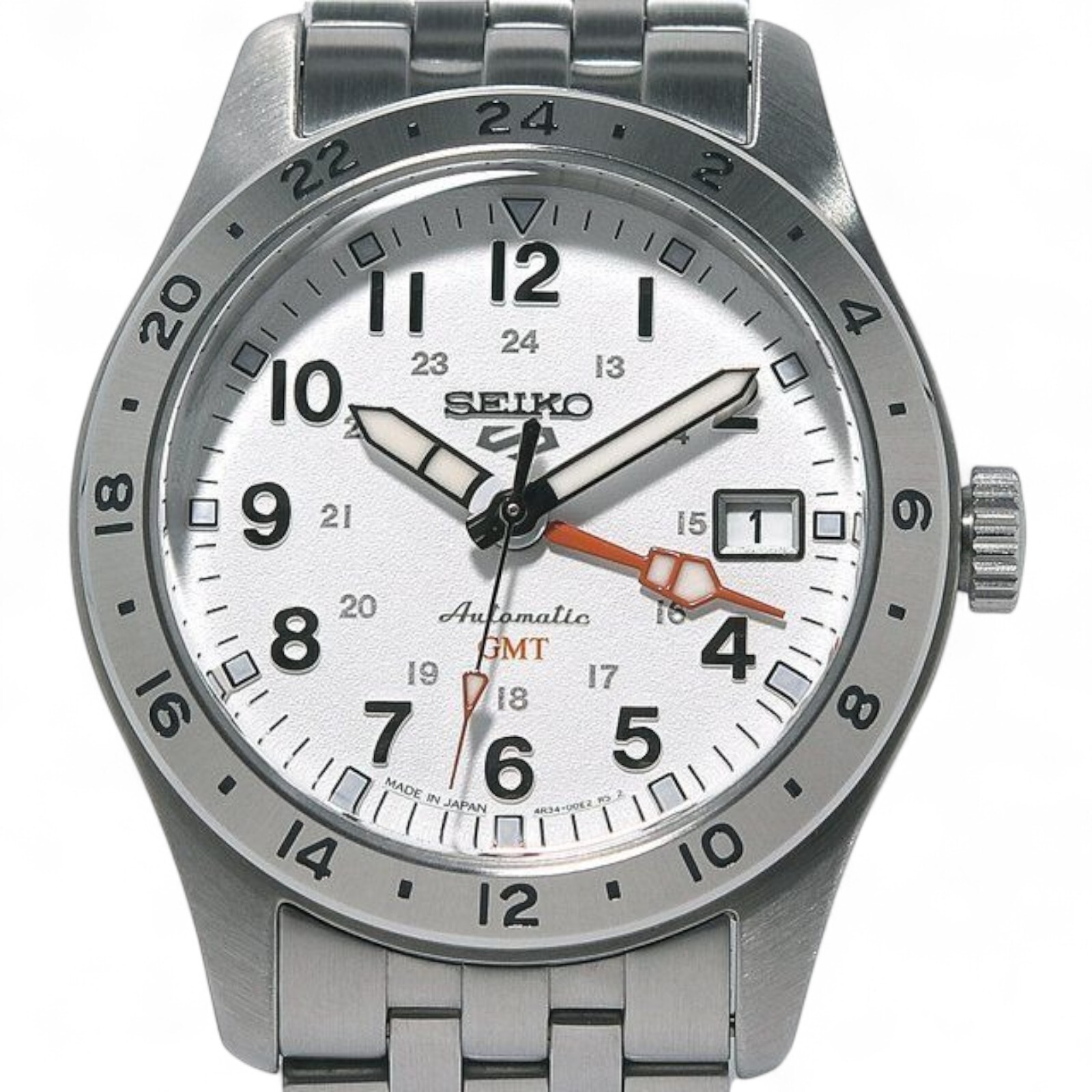 【新品同様】GMT 機械式時計　SEIKO 5sports SBSC009 セイコー 5スポーツ フィールド GMT スポーツスタイル SBSC009